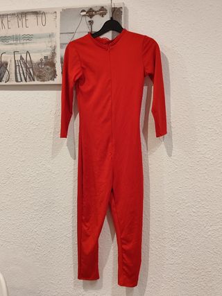 Disfraz mono rojo lycra
