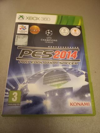 Videojuego xbox 360 Pro Evolution 2014