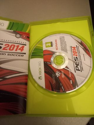 Videojuego xbox 360 Pro Evolution 2014