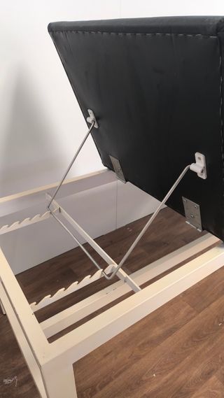 CAMILLA FIJA REFORZADA DE HIERRO 1'80X63 Y 66 alto
