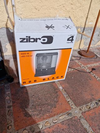 Estufa parafina zibro funciona nuevo
