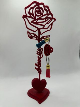 Llavero san valentin corazón de lego