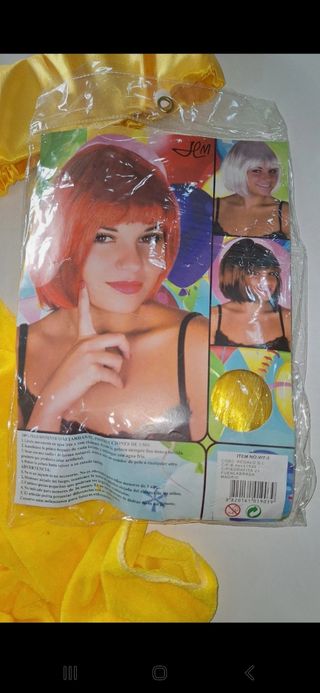 Disfraz capa mujer amarilla negra batman