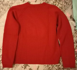 Jersey lana rojo Zara