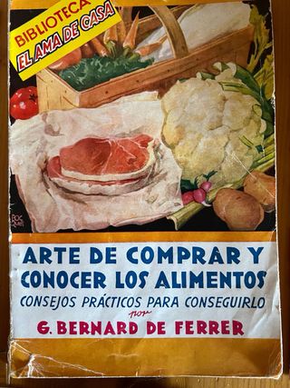 Libro y cuadernos de cocina antigüos