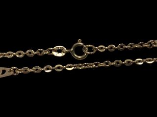 cadena oro 18k 31cm