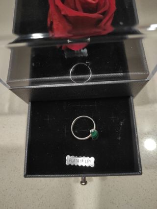 Anillo plata nuevo