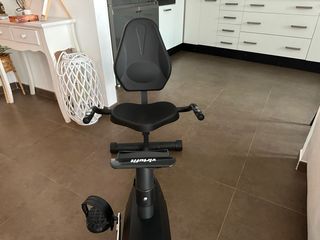 Bicicleta estatica reclinada
