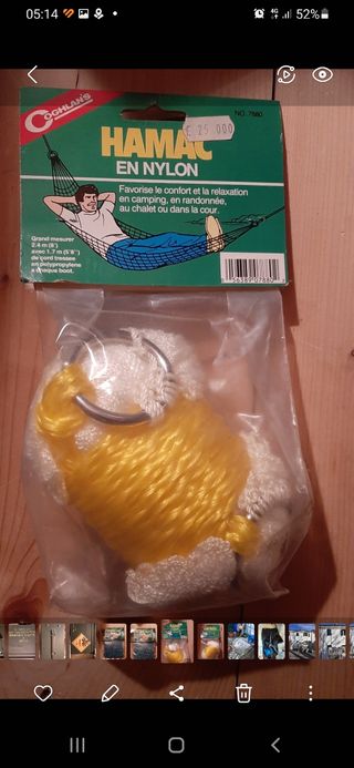 Amaca in nylon per campeggio e tempo libero