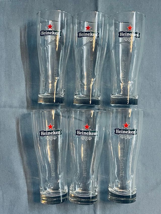 Pack 6 vasos Heineken