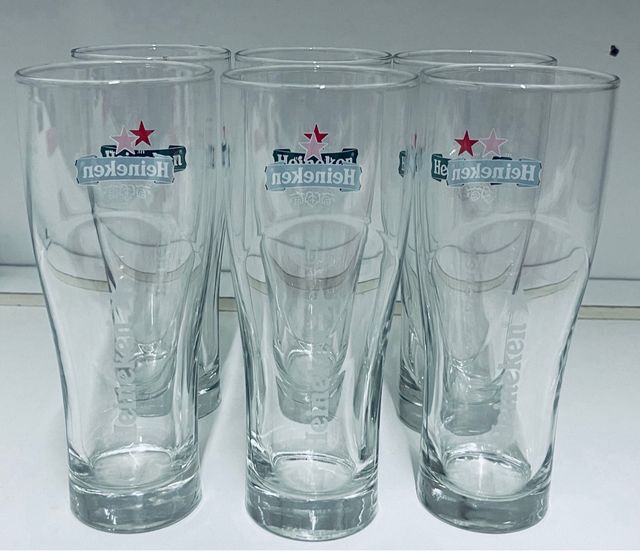Pack 6 vasos Heineken