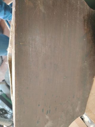 Ménsula antigua yeso y madera