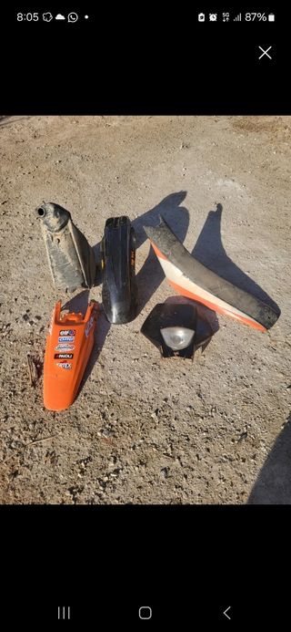 Careta y guardabarros delantero beta trueba