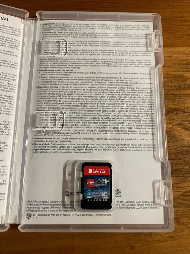 Lego jurassic world switch
