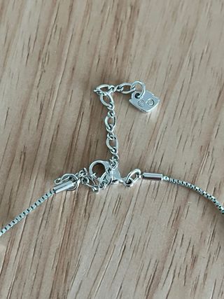 Collar corazón con brillantes