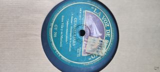 Disco pizarra 78rpm. Irma Vila.