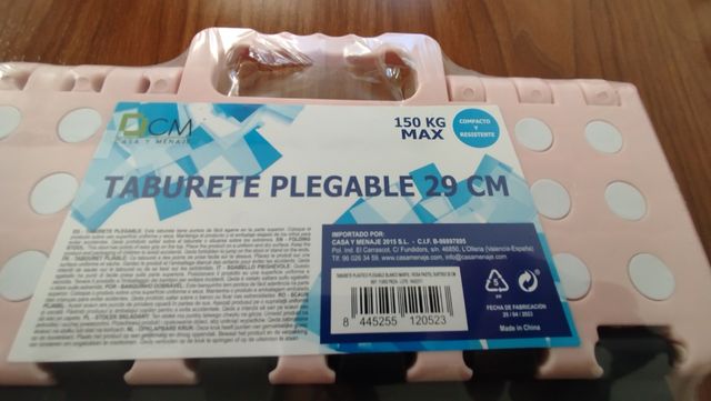 Taburete plegable