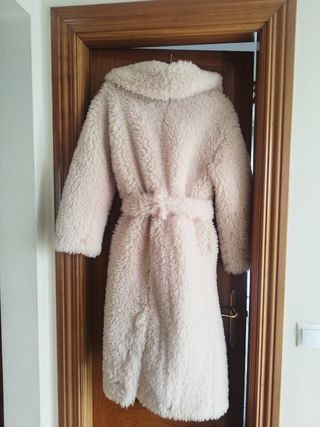 ABRIGO TEDDY BORREGUILLO XS OVERSIZE NUE