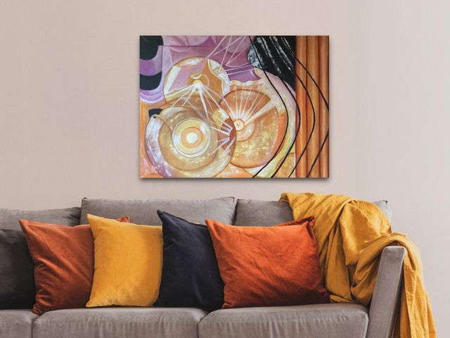 Cuadro al óleo de Abstracto, Moderno , Decorativo