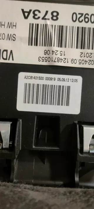 Marcador instrumentos Volkswagen Golf 6