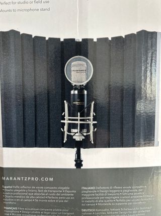 Pantalla protectora microfono. Sound Shield.