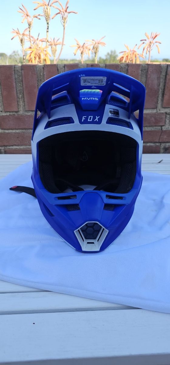 Capacete Fox V1 Azul tamanho S