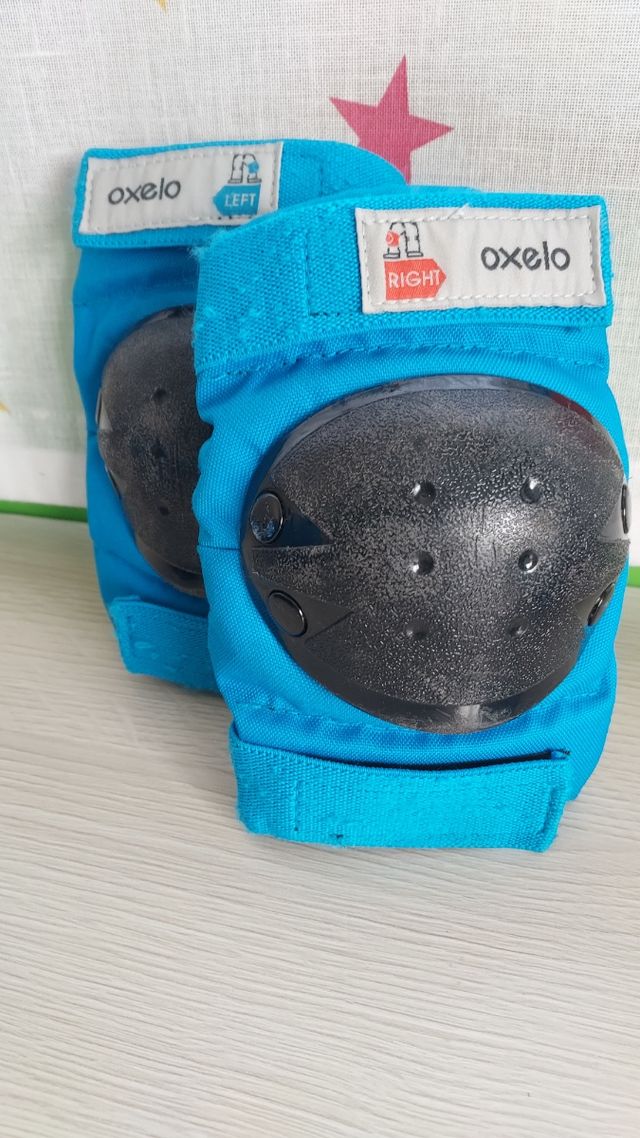 Casco y protectores patines niño