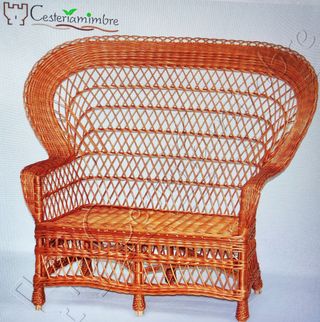 Conjunto sofá y dos sillones MIMBRE