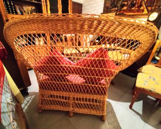 Conjunto sofá y dos sillones MIMBRE