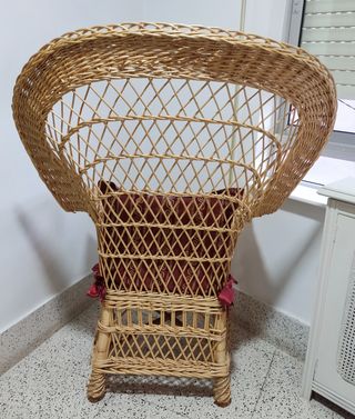 Conjunto sofá y dos sillones MIMBRE