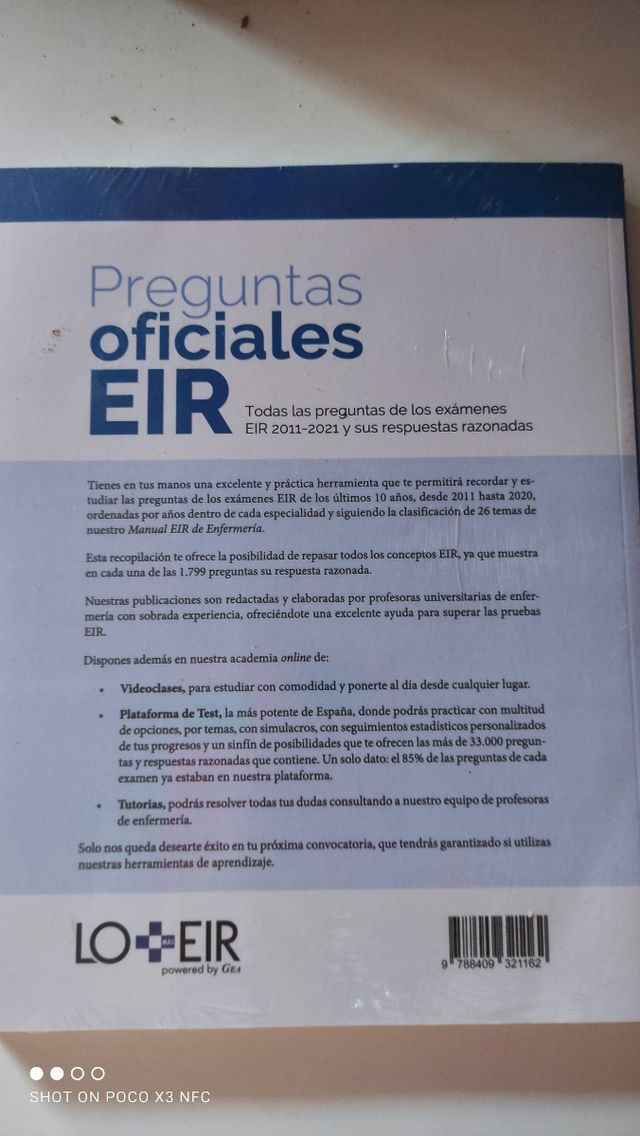 Preguntas oficiales EIR