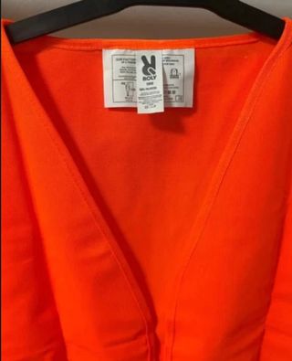 Cinco chalecos AV naranja Flúor XL