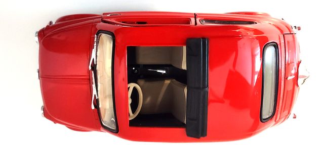 Modellino vintage 500 ROSSA 1960