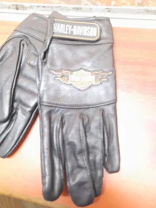 Guantes Harley Davidson de piel talla S