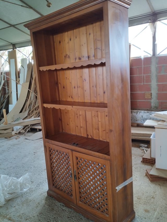 Estantería madera maciza pino rustica