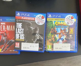 Playstaton 4 slim 1 TB edición Spider-man 5 juegos