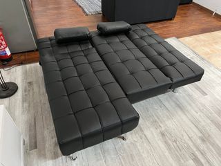 NUEVO!! SOFA CON L REVERSIBLE CONVERTIBLE EN CAMA