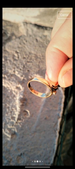 Anillo oro 