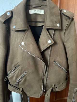 Cazadora piel ante