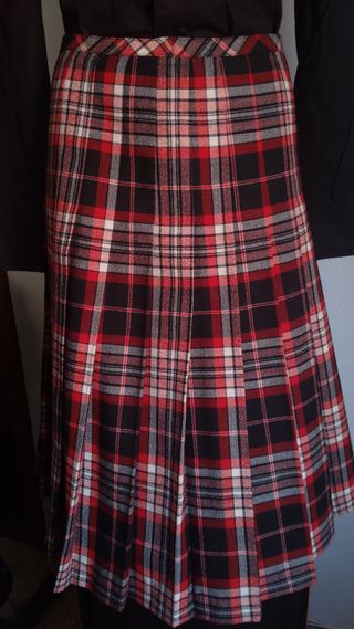 Falda plisada vintage