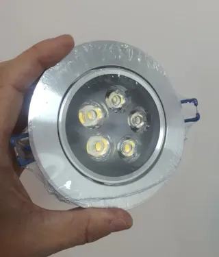 Downlight led 5w 3000k (6 unidades)