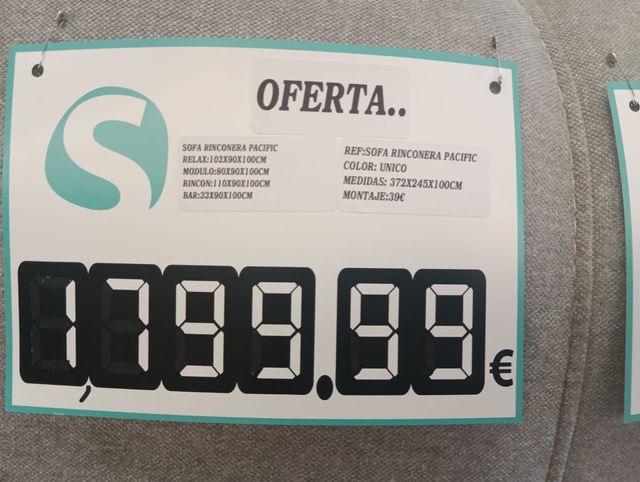 SOFA ELECTRICO MODULAR  PACIF  370*245*100CM