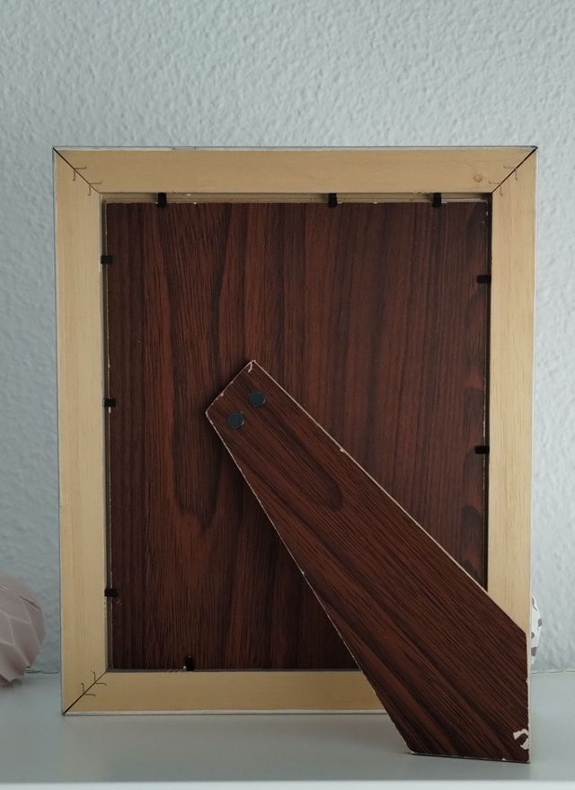 Marco gis plata con cristal