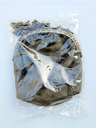 Bolso nuevo de terciopelo verde – Estilo vintage