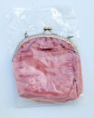 Bolso nuevo de terciopelo rosa – Estilo vintage