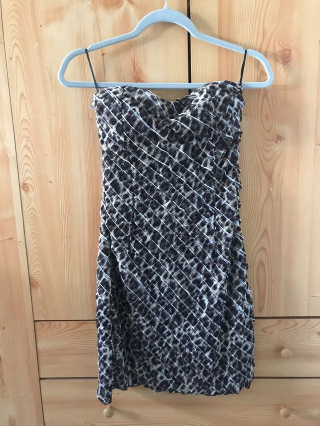 Vestido estampado animal print