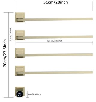 Radiador toallero Eléctrico inteligente