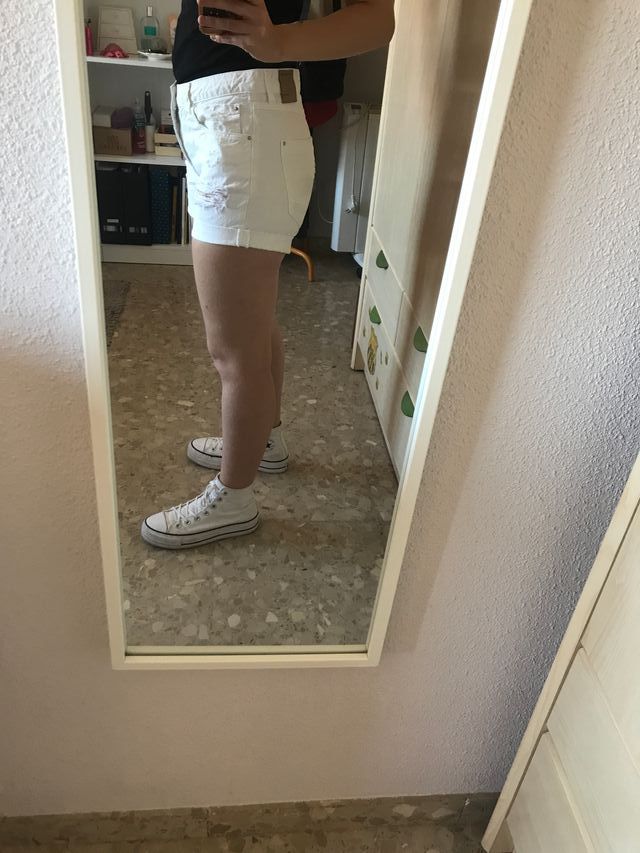 Short blanco Stradivarius