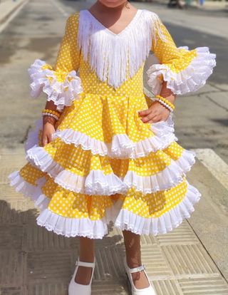Traje flamenca niña