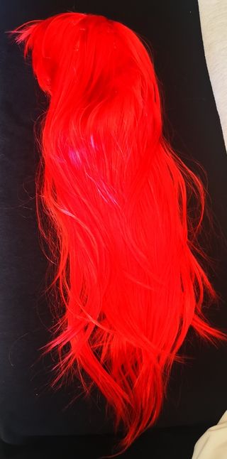 Peluca roja carnaval 